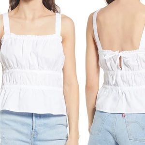 Madewell Sophia Peplum tank L